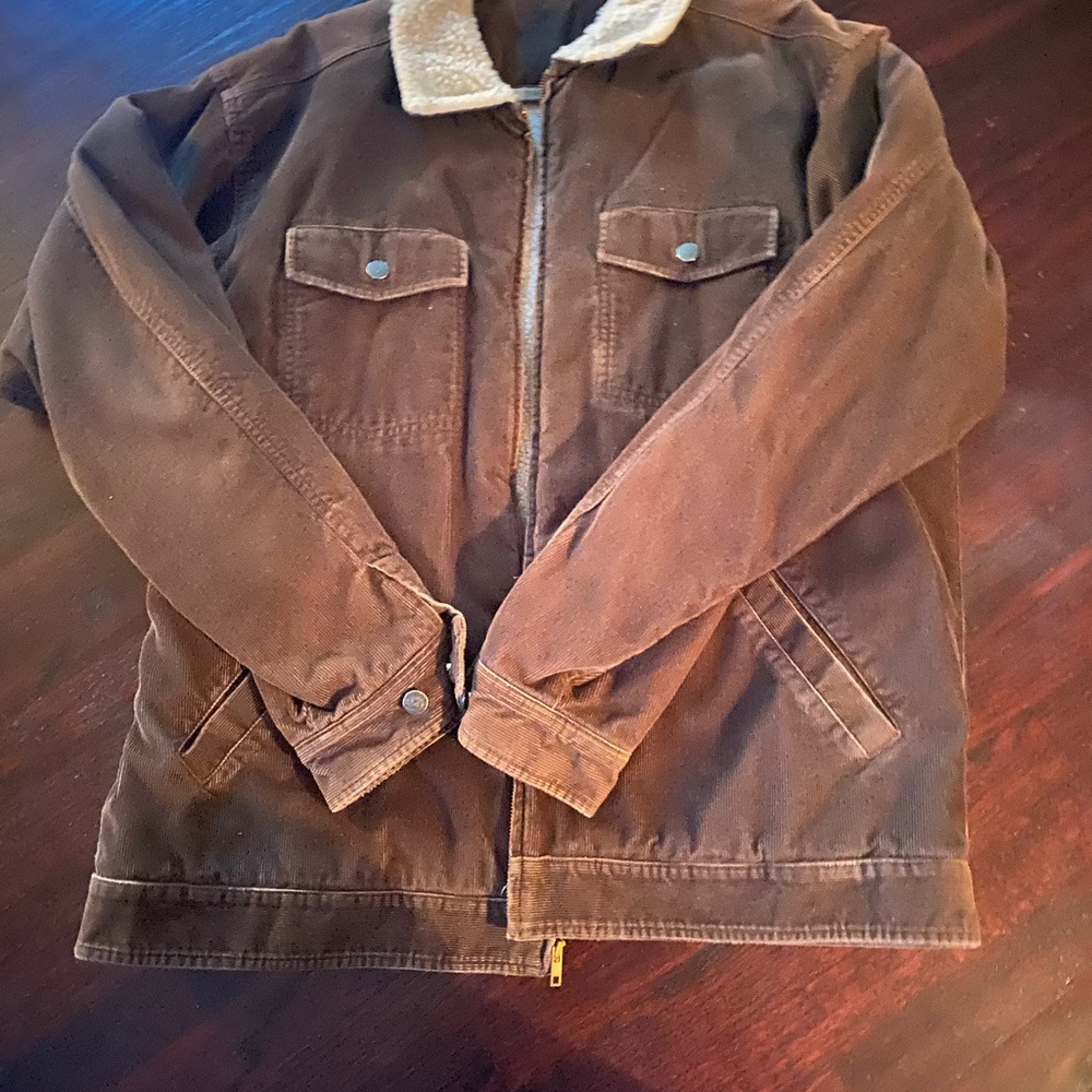 💙HP💙Patagonia  Brown Sherpa-Lined Jacket - Picture 3 of 8